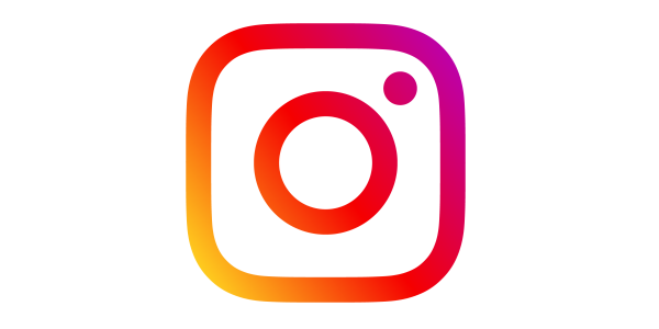 Instagram-Logo in Form einer Kamera mit Farbverlauf gelb-pink-lila