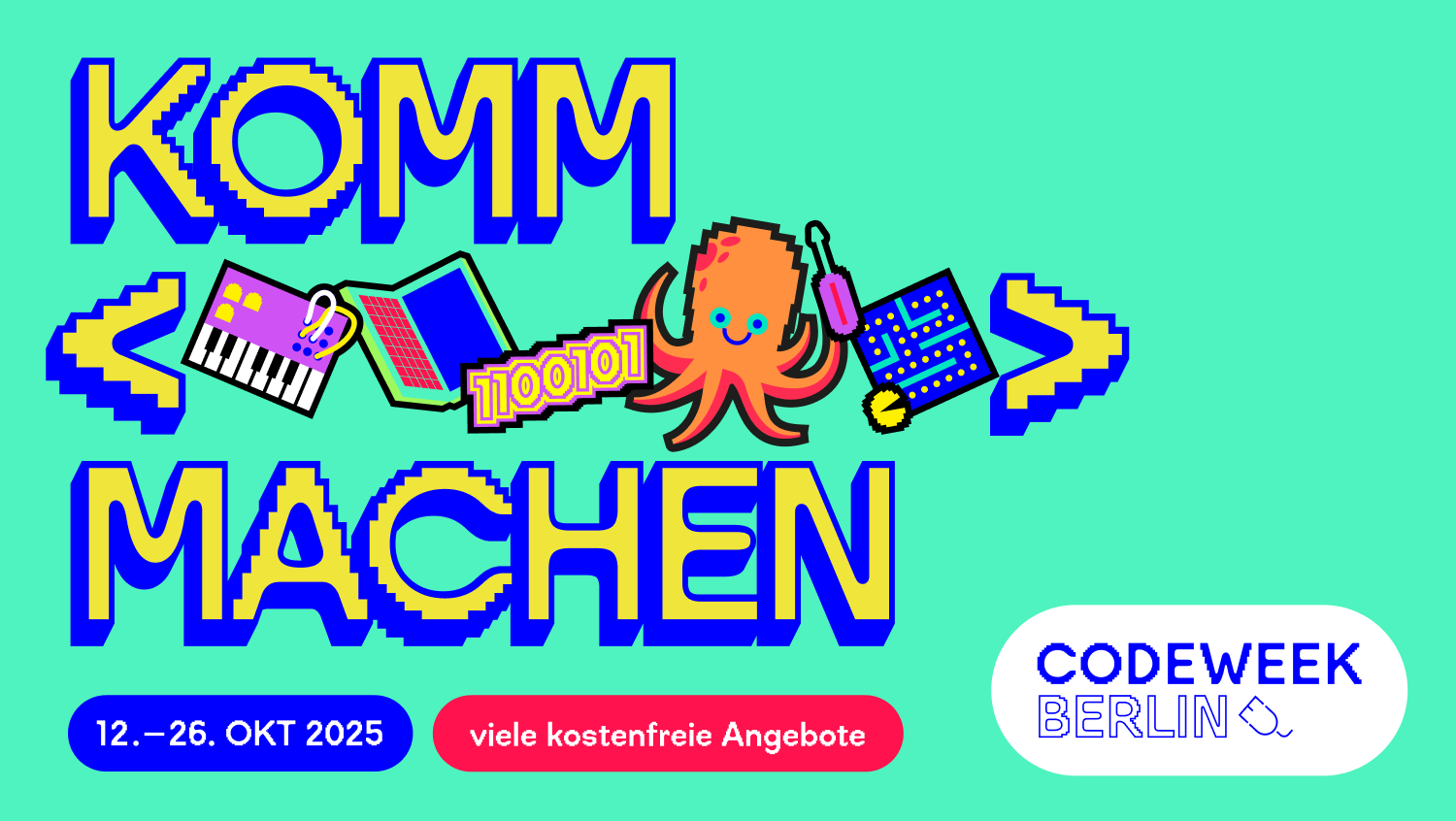 Banner der Code Week Berlin 2025