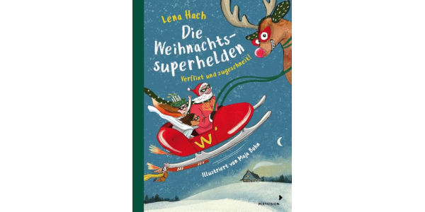 Cover vom Kinderbuch die Weihnachtssuperhelden