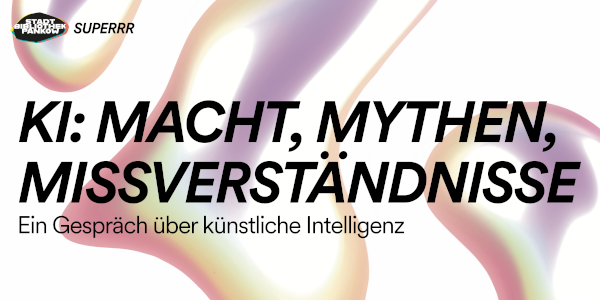 Schriftzug KI: Macht, Mythen, Missverständnisse