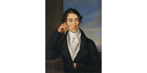 Porträtfoto des Komponisten Carl Maria von Weber.
