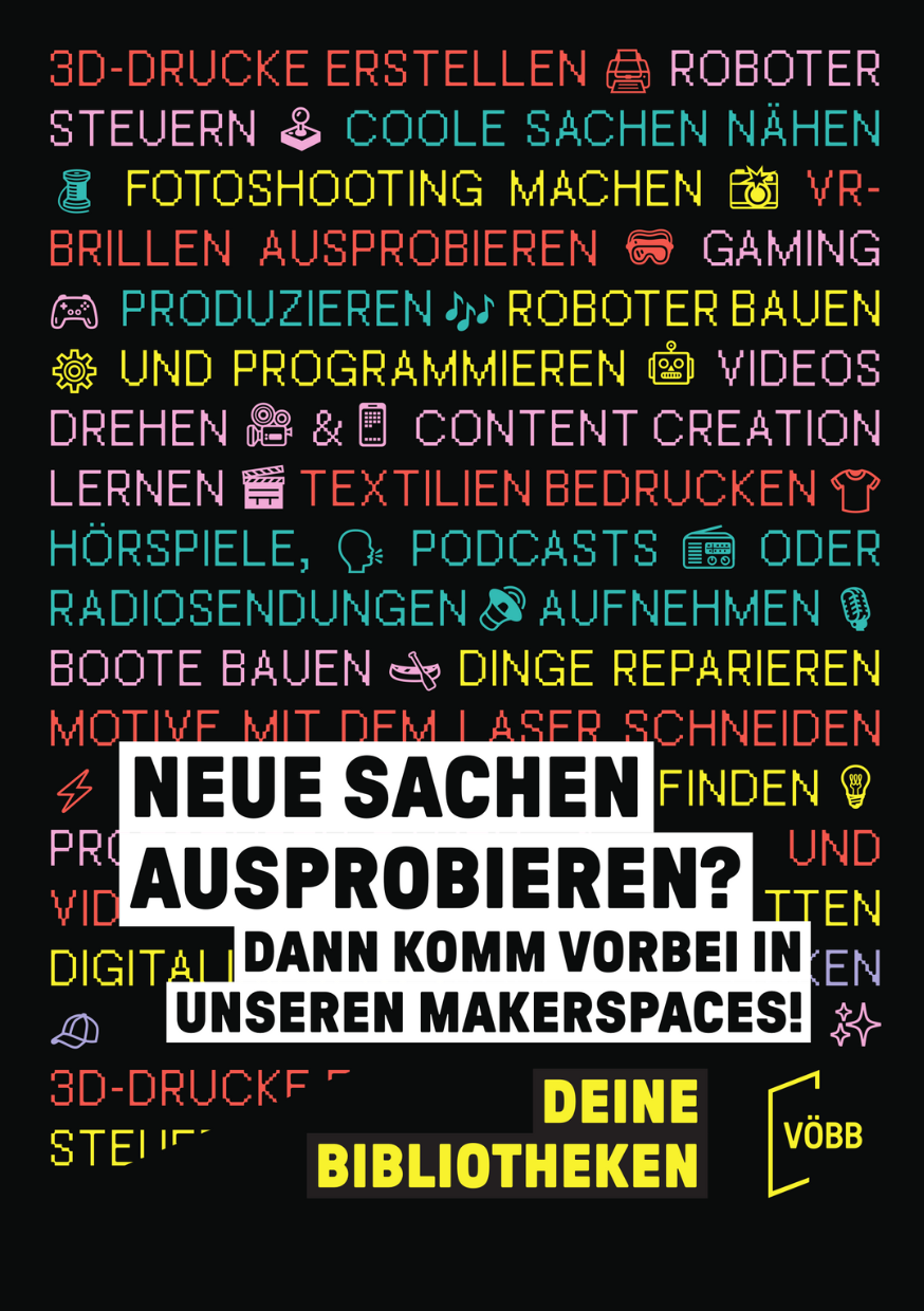 Cover des Makerspace-Flyers